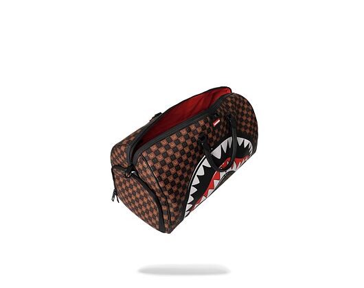Tasche Sprayground - Sharks In Paris Wtf Bubble Brown Check Duffle
