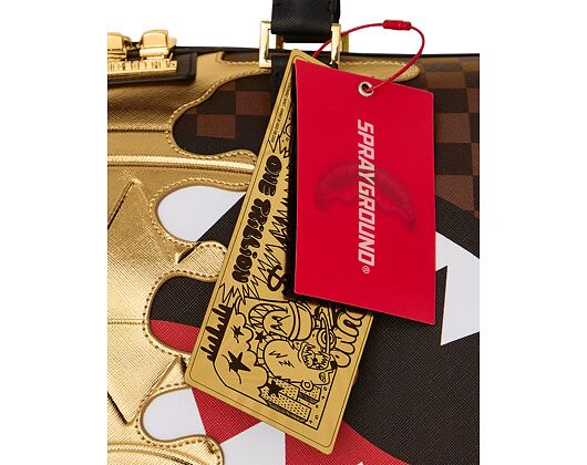Tasche Sprayground - Sharks In Paris Gold Drip Duffle