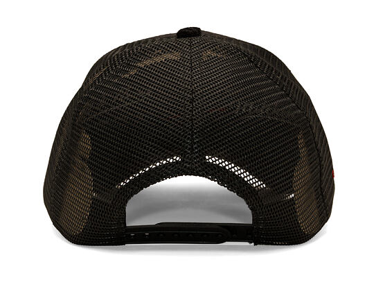 Kappe Ed Hardy - Embroidery Applique Cord 5 Panel Trucker Cap - Black