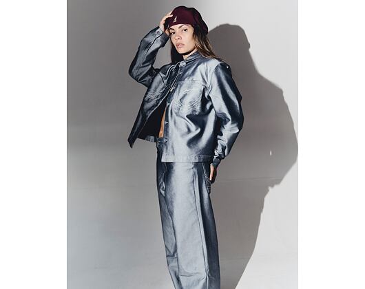 Jeansjacke Karl Kani - Kani Jeans Cropped Silver Denim Jacket