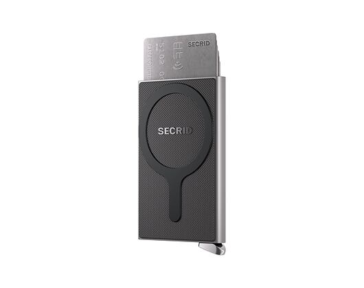 Kartenetui Secrid - Cardprotector Fluted for Magsafe Premium - Silver