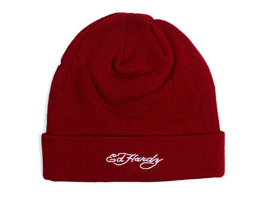 Mütze Ed Hardy - Unisex Love Kills Slowly Foldover Beanie - Black
