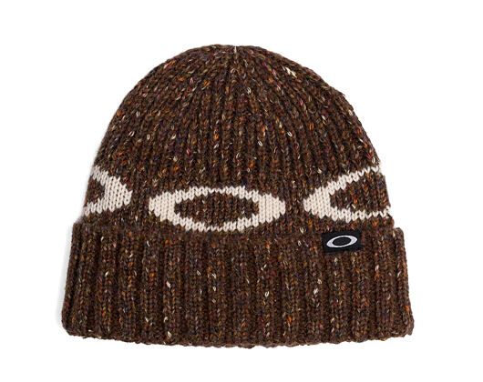 Mütze Oakley - W. Ellipse Ribbed Beanie - Dark Umber