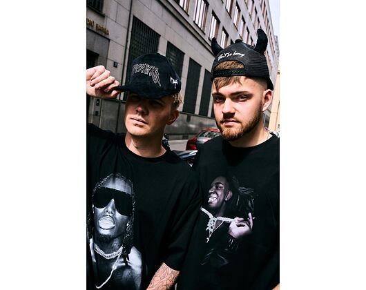 Kappe Reflection Luxury New Angel Cap - Black Silver Script