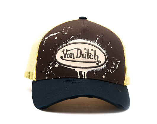 Kappe Von Dutch - Baseball - Print & Embroidery - Yellow / Brown