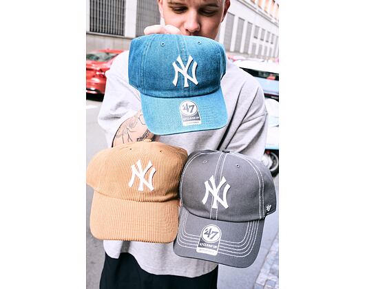 Kappe '47 Brand - MLB Contrast Stitch CLEAN UP - NY Yankees - Steel