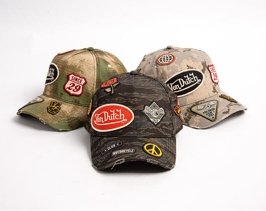 Kappe Von Dutch - Baseball - Camo Patch - Camo