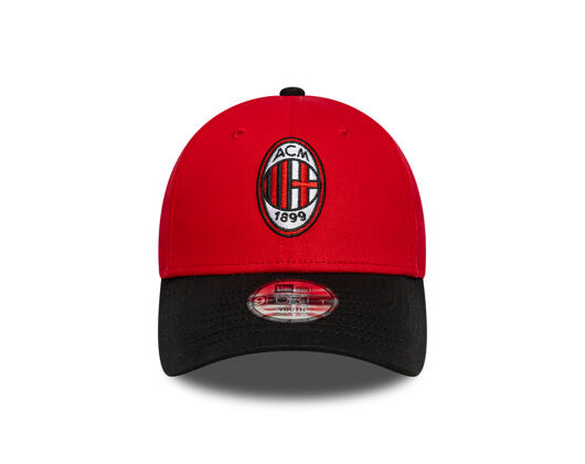 Kinder Kappe New Era - Contrast Stitch 9FORTY - AC MILAN - Scarlet