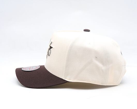 Kappe Mitchell & Ness - NBA Brown And Cream Pro Snapback Hwc - Philadelphia 76ers - Cream