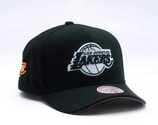 Kappe Mitchell & Ness - NBA 404 Club Neon Pro Snapback - Los Angeles Lakers - Black
