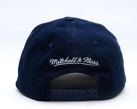 Kappe Mitchell & Ness - NBA Run Stitch Pro Snapback - Chicago Bulls - Blue
