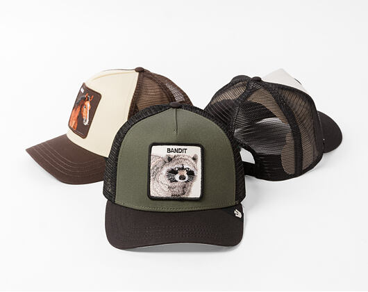 Kappe Goorin - Bandit Trucker - Raccoon - Palm