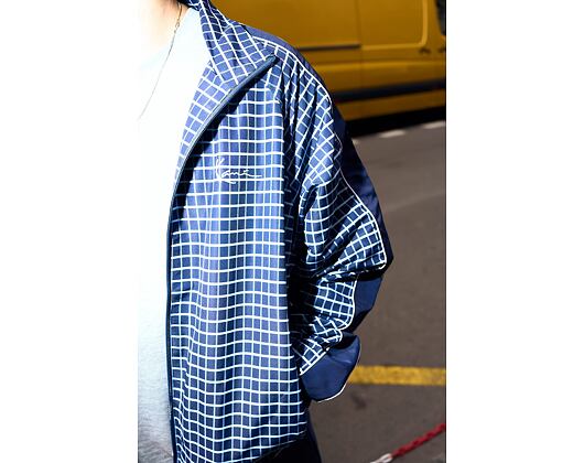 Jacke Karl Kani - Signature Check Sidestripe Trackjacket - Blue