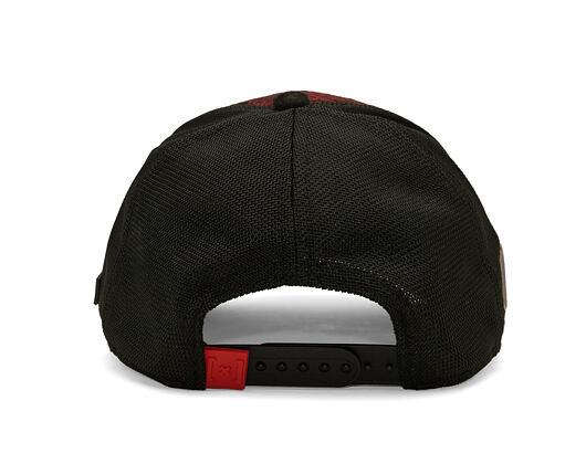 Kappe Capslab - Tom & Jerry Trucker - Tom Grin Buffalo Check - Red / Black