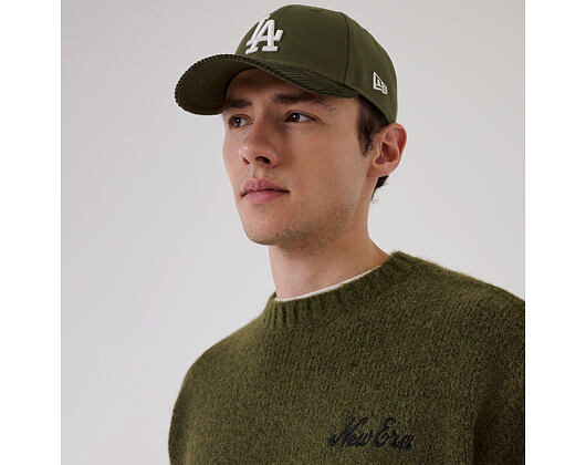 Strickpullover New Era - Branded Simple Knit Crew - New Olive