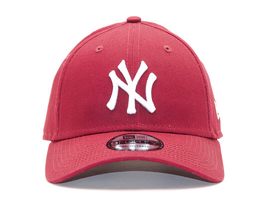 Kappe New Era - MLB Essential 9FORTY - NY Yankees - Cardinal / White