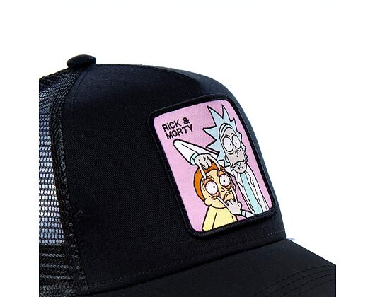 Kappe Capslab - Trucker Rick und Morty - Schwarz / Lila