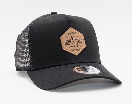 Kappe New Era - Heritage Patch 9FORTY Trucker - Black