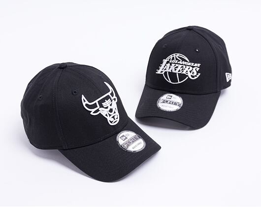 Kappe New Era 9FORTY NBA Essential outline Chicago Bulls Strapback Black