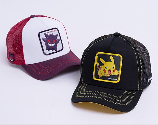 Kappe Capslab - Trucker Pokémon - Pikachu - Black / Black