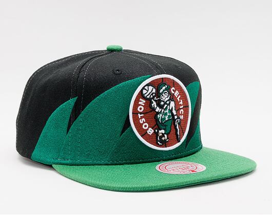 Kappe Mitchell & Ness Sharktooth Snapback HWC Boston Celtics Black / Green