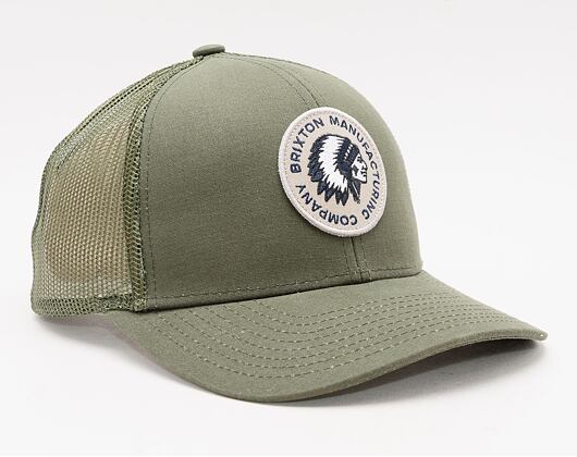 Kappe Brixton Rival Stamp X Mp Mesh Cap Military Olive Military Olive
