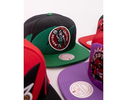 Kappe Mitchell & Ness Sharktooth Snapback HWC Boston Celtics Black / Green