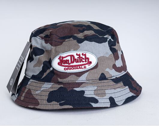 Hut Von Dutch Phoenix Bucket Cotton Twill Camo