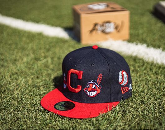Kappe Adam Wave 59FIFTY MLB “Banned” Cleveland Indians Fitted