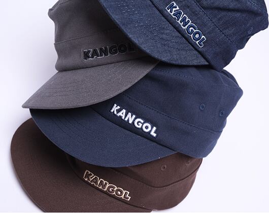 Kappe Kangol - Cotton Twill Army Cap - Navy