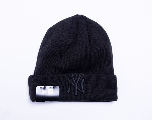 Mütze NEW ERA MLB Essential Cuff Knit - NY Yankees - Black / Black