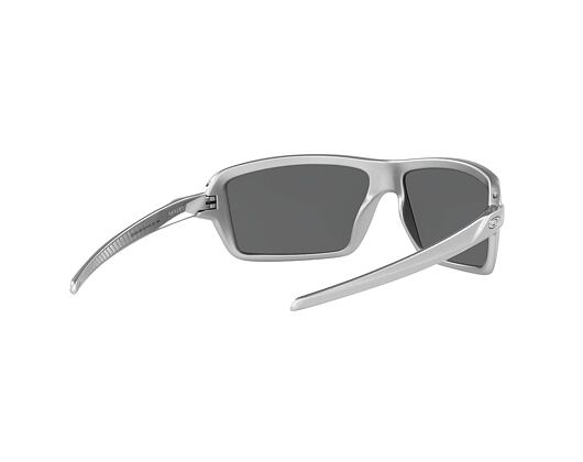 Sonnenbrille Oakley Cables X-Silver w/Prizm Black Polar 0OO9129 91291263