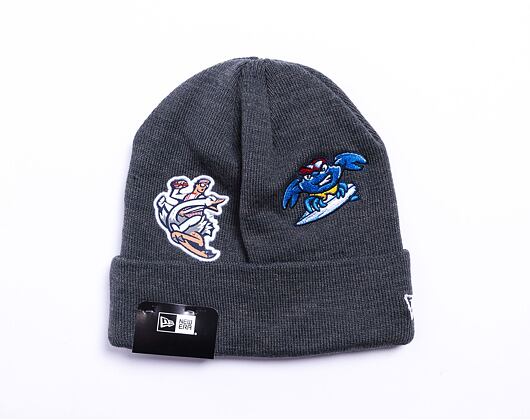 Mütze New Era Multi Patch Cuff Beanie JERBLU Heather Grey
