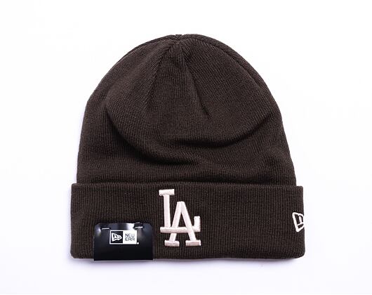 Mütze New Era MLB League Essential Cuff Beanie - LA Dodgers - Brown / Stone