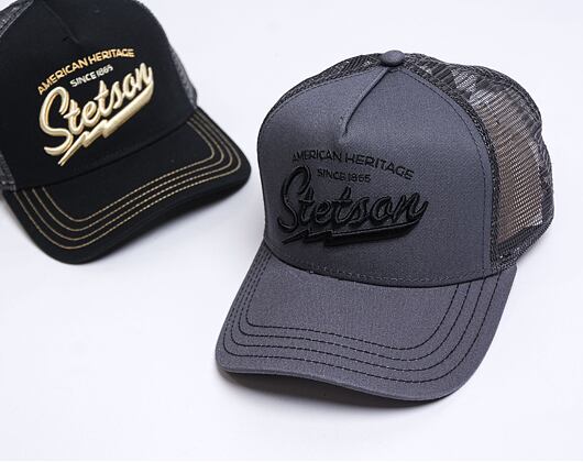 Kappe Stetson - Trucker Cap American Heritage Classic - Grey