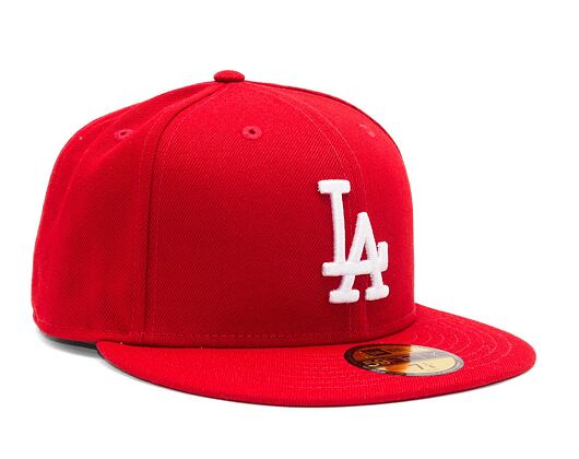 Kappe New Era - MLB Basic 59FIFTY - LA Dodgers - Scarlet / White