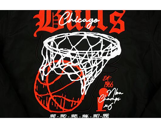 Jacke New Era x Adam Wave Chicago Bulls Tribute Bomber Black / Red