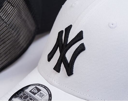 Kappe New Era 9FORTY Trucker MLB Home Field - NY Yankees - White / Black