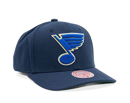 Kappe Mitchell & Ness NHL Team Ground 2.0 Pro Snapback St. Louis Blues Blau