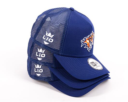 Kappe NEW ERA Core 9FORTY A-Frame Trucker Prague Lions Dark Royal