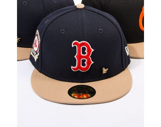 Kappe New Era 59FIFTY MLB "Varsity Pin & Sidepatch" Boston Red Sox