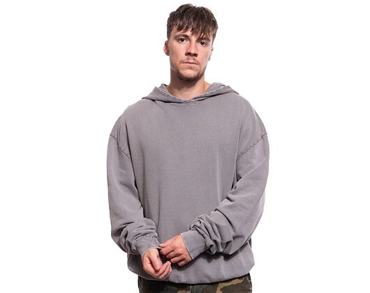Pullover Brandit Acid Washed Oversized Hoody Asphalt