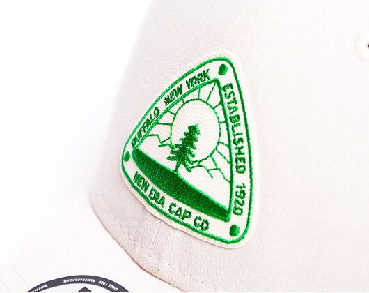 Kappe New Era 9FORTY Repreve Stone / Dark Green