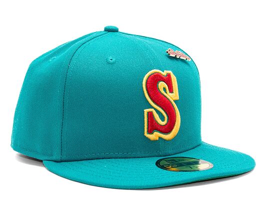 Kappe New Era 59FIFTY MLB Retro Pin Pack Seattle Mariners Team Color