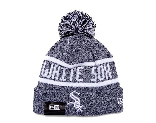 Mütze New Era MLB Jake Cuff Knit Chicago White Sox Black / White
