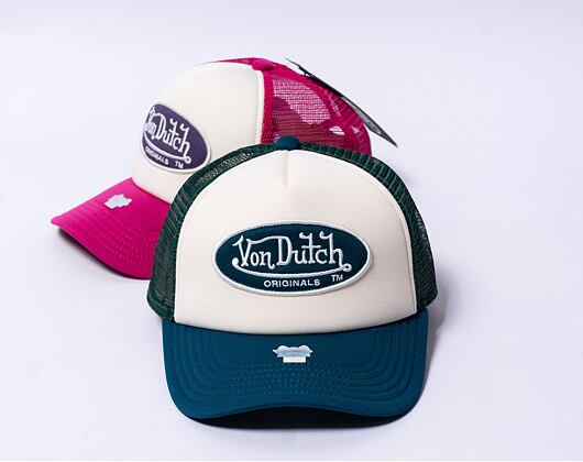 Kappe Von Dutch Trucker Tampa Foam Green/Cream