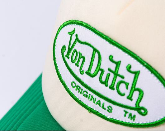 Kappe Von Dutch Trucker Tampa - Trucker Foam - Polyester Foam - Cream/Green