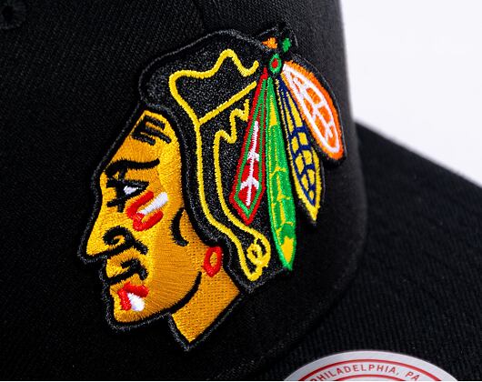 Kappe Mitchell & Ness NHL Top Spot Snapback Chicago Blackhawks Black