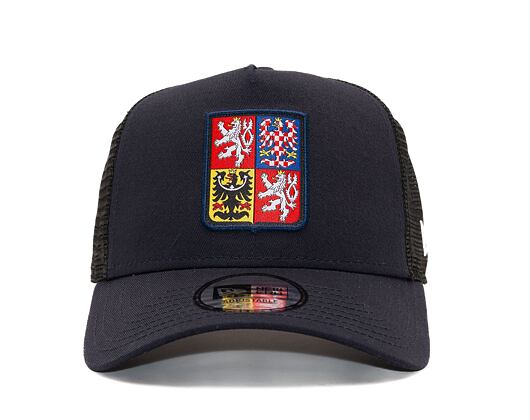 Kappe New Era 9FORTY Trucker National Team - Tschechien Navy