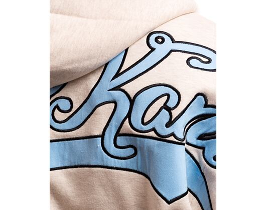 Pullover Karl Kani Chest Signature Os Full Zip Diner Hoodie vanilla melange